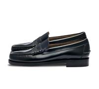 Sebago CLASSIC Herren Mokassin, Schwarz Leder, 46 EU (11.5 US)