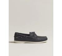 Sebago Dockside Nubuck Boat Shoe Blue Navy Blau EU40