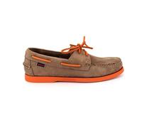 Sebago Docksides, Nubuck, Brown Taupe / Orange, Men 7000GA0-A70 Gr. 42