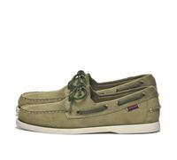 Sebago Docksides Portland, Bootsschuhe für Herren, grün, 40 EU