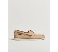 Sebago Docksides Portland Nubuck Boat Shoe Beige Camel Beige EU44
