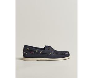 Sebago Docksides Portland Nubuck Boat Shoe Blue Navy Blau EU46