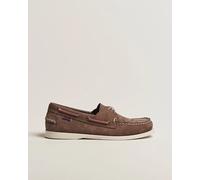 Sebago Docksides Portland Nubuck Boat Shoe Dark Brown Braun EU42