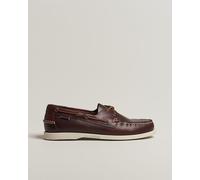 Sebago Docksides Portland Waxed Boat Shoe Dark Brown Braun EU43