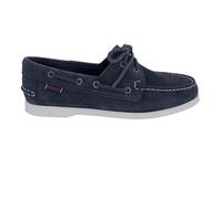 Sebago Docksides® Segelschuhe Portland Flesh Out Woman 781111W-A97, Velourleder, Blau Blau Gr. 37 1/2