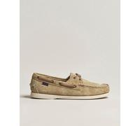 Sebago Docksides Suede Boat Shoe Beige Camel Beige EU40
