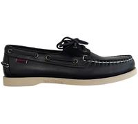 Sebago Loafer - chaussures bateau en cuir a lacets - Gr. US_8_5 - in Blau - für Damen