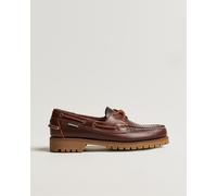 Sebago Ranger Waxy Leather Loafer Brown Gum Braun EU43