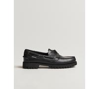 Sebago Ranger Waxy Leather Loafer Total Black Schwarz EU43