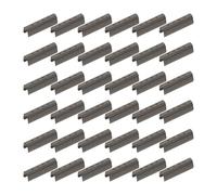 SECFOU 150 Stück Metallenes Schnürsenkelende aus Metall 4mm X 20mm Schwarz Sicher und Reparieren Ausgefranster Schnürsenkel für Schuhe
