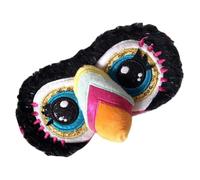 SECFOU Plüsch Schlafmaske mit Lustigem Vogel Tiermuster für Kinder Niedliche und Weiche Nacht Augenmaske für Familien und Zugreisen