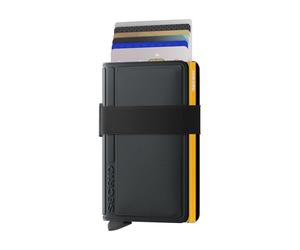 Secrid - Bandwallet LIBA Black-Ochre mehrfarbig, 65 x 102 x 21 mm