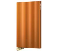 Secrid Cardprotector Fluted - Kreditkartenetui 6cc 10.2 cm RFID (orange+)