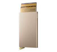 Secrid - CARDPROTECTOR Kreditkartenetui Cardprotector Fluted Fluted-Cashmere+ Gold
