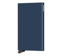 Secrid Card Protector Color Navy Kartenetui aus Aluminium für 4 Karten mit oder 6 Karten ohne Prägung, Maße: 10,2 x 6,3 x 0,8 cm, C-Navy