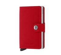 Secrid Miniwallet Kreditkartenetui Crisple RFID Leder 6,5 cm – Lipstick (rot)