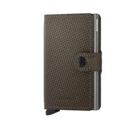 Secrid Miniwallet Carbon - Khaki Ultraleichte Geldbörse für Banknoten und Karten Geldbeutel