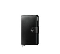 Secrid Das MiniWallet hat eine kompakte Größe, aber eine erstaunliche Kapazität. Das matte Lederfutter bietet Platz für Geldscheine, Quittungen und Karten, während der Cardprotector aus Aluminium