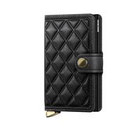 Secrid - DIAMOND Kreditkartenetui Miniwallet Emboss Diamond Emboss-Diamond-Black Schwarz