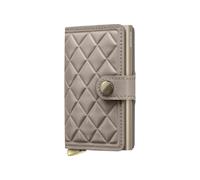 Secrid - DIAMOND Kreditkartenetui Miniwallet Emboss Diamond Emboss-Diamond-Chalk+ Beige