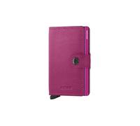 Secrid Geldbörse Miniwallet Crisple - RFID Leder Kreditkartenetui 6,5 cm Fuchsia