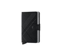 Secrid Miniwallet Stitched Kreditkartenetui RFID Leder 6,5 cm linea black (MSt-LineaBlack)