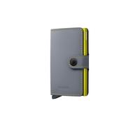 SECRID - MINIWALLET - MATTE - grey & lime