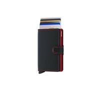 Secrid Geldbörse Miniwallet Matte – RFID – Schwarz/Rot