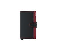 SECRID Geldbörse - Miniwallet Matte mini Black/Red schwarz