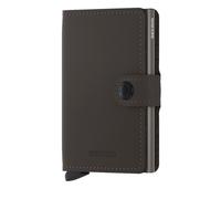 Secrid Miniwallet Matte Lederbrieftasche One Size Truffle