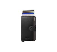 Secrid Geldbörse | Miniwallet Original | Leder - Schwarz-Dunkelbraun