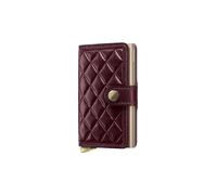 SECRID Geldbörse - Miniwallet Premium Emboss Diamond bordeaux dunkelrot