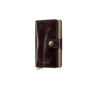 SECRID Geldbörse - Miniwallet Premium Naplak mahogany braun