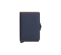 Secrid Twinwallet Matte Lederbrieftasche One Size Night Blue & Orange