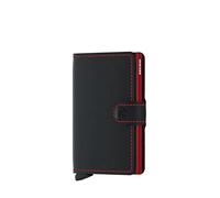 SECRID Geldbörse - Miniwallet Matte mini Black/Red schwarz
