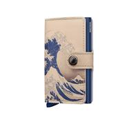 Secrid - Kreditkartenetui Miniwallet Art Art-Wave-Navy Blau, 8 K.FäCHER
