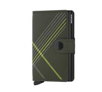 Secrid - Kreditkartenetui Miniwallet Stitch Linea-Lime grün/gelb