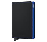 Secrid Slimwallet Matte Lederbrieftasche One Size Black & Blue
