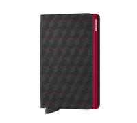 Secrid - Kreditkartenetui Slimwallet Optical Optical-Black-Red schwarz/rot, 8 K.FäCHER