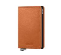 Secrid - Kreditkartenetui Slimwallet Premium Basco Basco Cognac Dunkelblau