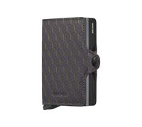 Secrid - Kreditkartenetui Twinwallet Optical Optical-Grey-Yellow Grau