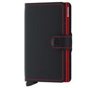 Secrid Matte Miniwallet - Geldbörse RFID 6.5 cm (black-red)