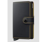 Secrid Mini Matte Geldbörse black & ochre Gr. Uni