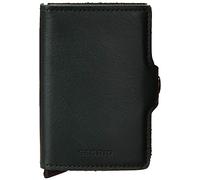 Secrid Mini Wallet Style Vintage Blue Kartenetui aus Vintage Leder, Farbe: Grün, für 4 Karten mit oder 6 Karten ohne Prägung, Maße: 10,2 x 6,5 x 2,1 cm, to-Green