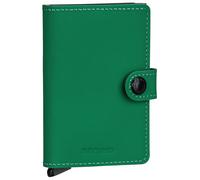 Secrid Miniwallet Bright Green aus Leder, in der Farbe Grün, für 4 Karten mit oder 6 Karten ohne Prägung, Maße: 10,2 x 6,5 x 2,1 cm, MM-Bright Green