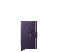 Secrid Miniwallet Crisple – Kreditkartenetui, RFID, Leder, 6,5 cm, lila