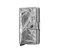 Secrid Miniwallet Crunch Lederbrieftasche One Size Silver