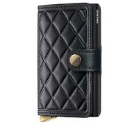 Secrid Miniwallet Emboss Diamond - Kreditkartenetui 6cc 10.2 cm RFID (black+)
