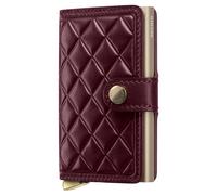 Secrid Miniwallet Emboss Diamond - Kreditkartenetui 6cc 10.2 cm RFID (bordeaux+)
