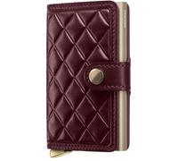 Secrid Miniwallet Emboss Diamond Lederbrieftasche One Size Bordeaux+